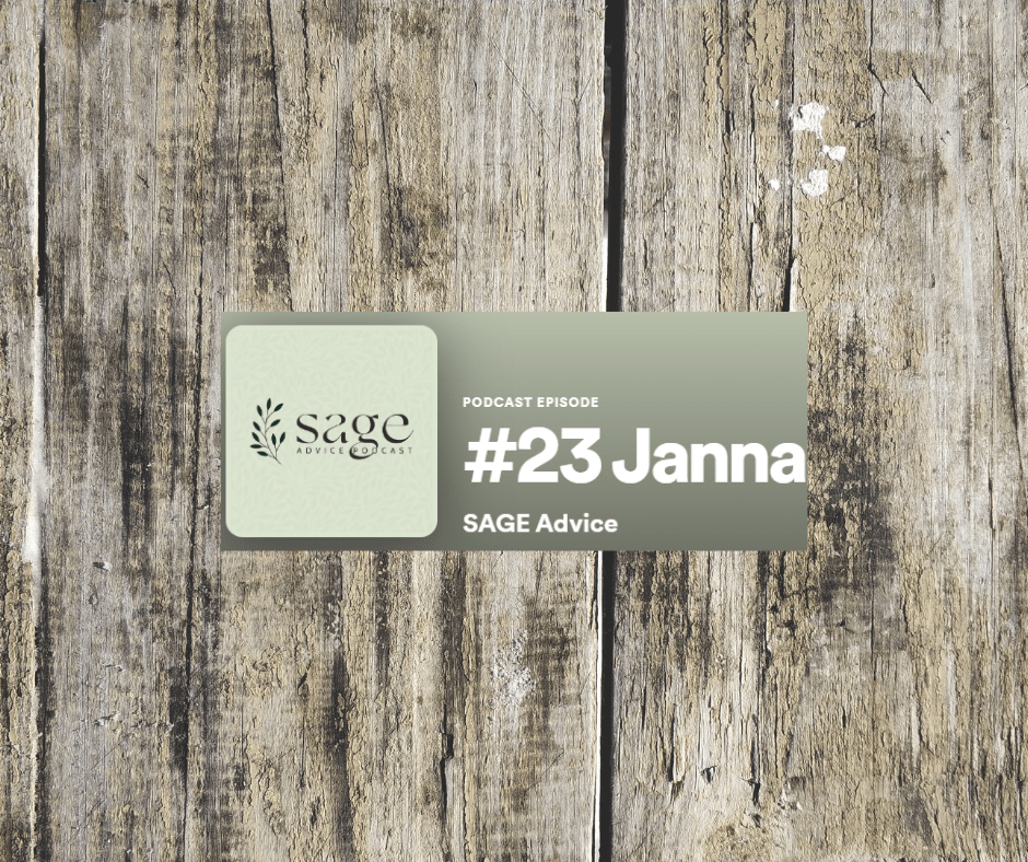 Janna’s SAGE Podcast&nbsp;Appearance